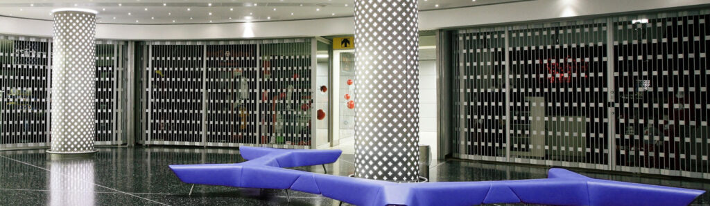 security grill banner